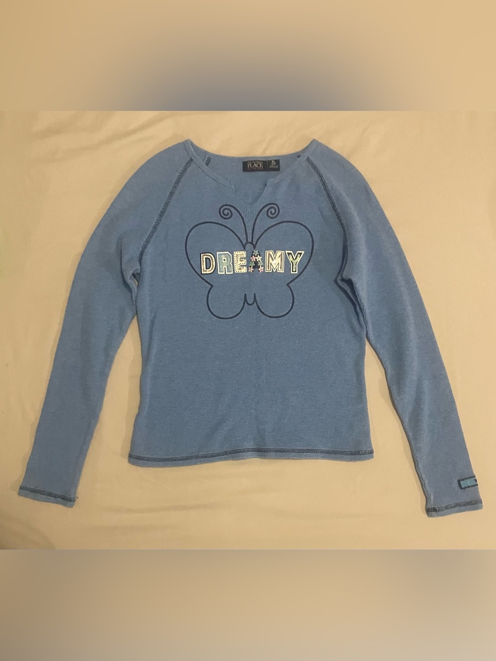 The Children's Place Blue 'Dreamy' Butterfly Long Sleeve Tee